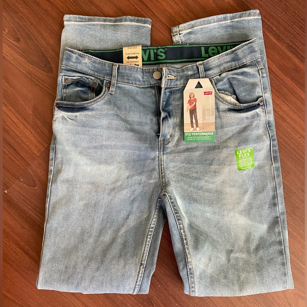 Levi’s 511 Boy’s Slim Eco Performance Stretch Comfort Jeans